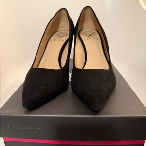 Vince Camuto Black Suede Heels